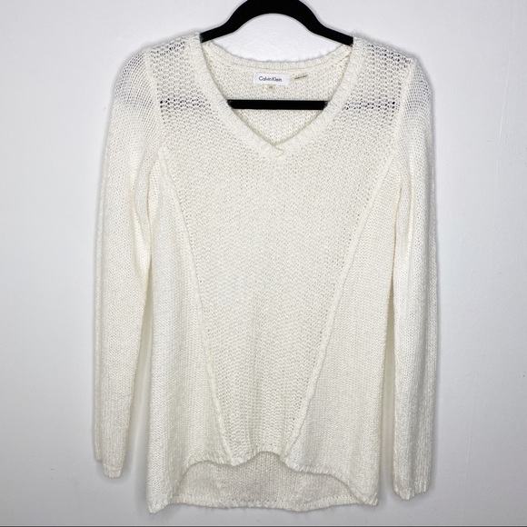 Calvin Klein Ivory Sweater - Picture 1 of 3